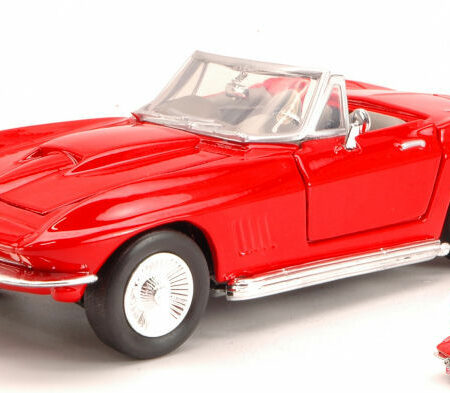 MotorMax CHEVROLET CORVETTE 1967 RED 1:24