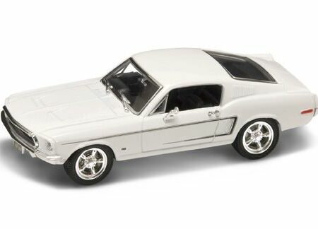 Lucky Die Cast FORD MUSTANG GT 1968 WHITE 1:43