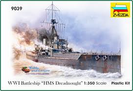 Zvezda BATTLESHIP DREADNOUGHT KIT 1:350