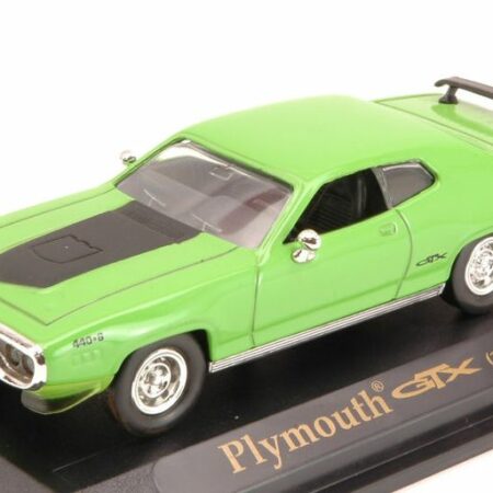 Lucky Die Cast PLYMOUTH GTX 1971 GREEN 1:43