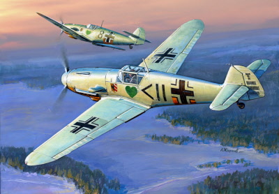 Zvezda MESSERSCHMITT BF 109 F-2 KIT 1:72