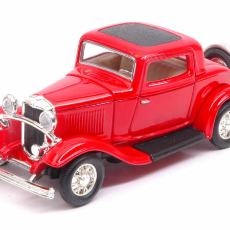 Lucky Die Cast FORD 3-WINDOW COUPE  1932 RED 1:43