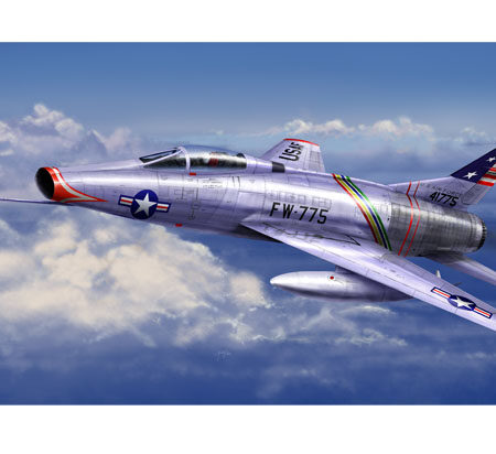 Trumpeter AEREO F 100 C SUPER SABRE KIT 1:72