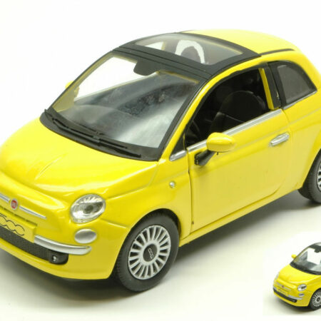 New Ray FIAT NUOVA 500 2007 YELLOW 1:24