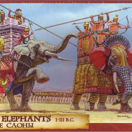 Zvezda WAR ELEPHANTS SOLDATINI KIT 1:72