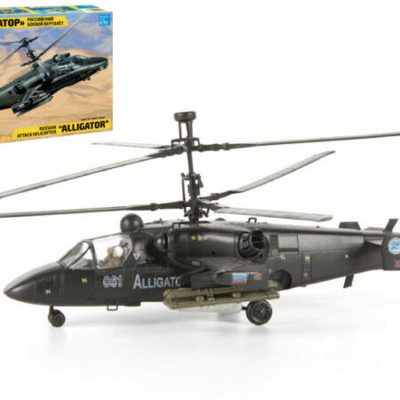 Zvezda KAMOV KA 52 ALLIGATOR ELICOPTER KIT 1:72