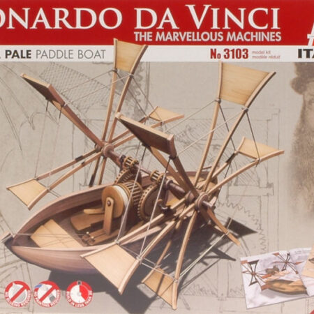 Italeri BARCA A PALE LEONARDO KIT cm 19,7