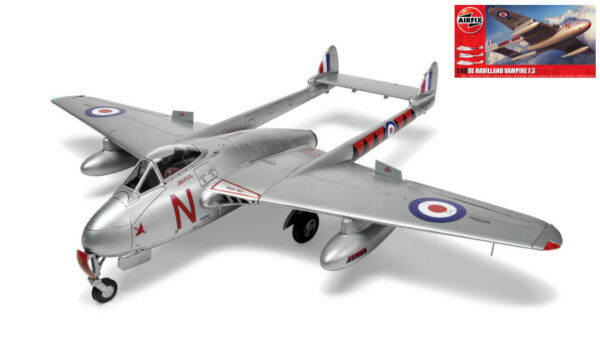 Airfix DE HAVILLAND VAMPIRE F 3 KIT 1:48