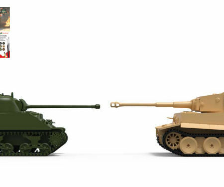 Airfix CLASSIC CONFLICT TIGER 1 VS SHERMAN FIREFLY KIT 1:72