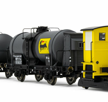 Rivarossi AGIP SOGLIOLA IN YELLOW LIVERY AGIP TANK WAGONS EP.III 1:87