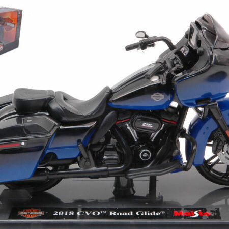 Maisto HARLEY DAVIDSON CVO ROAD GLIDE 2018 BLUE 1:18