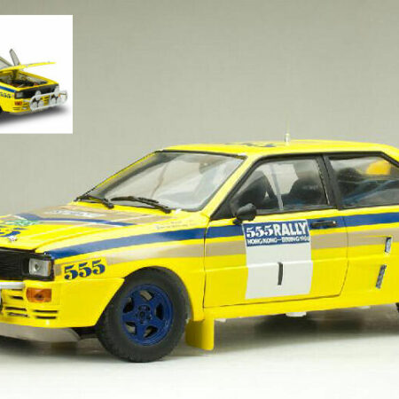 SunStar AUDI QUATTRO A2 N.1 WINNER RALLY HONG KONG 1986 BLOMQVIST-BERGLUND 1:18