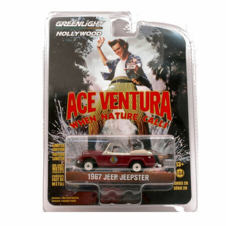 Greenlight JEEP JEEPSTER 1967 ACE VENTURA WHEN NATURE CALLS 1:64