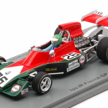 Spark Model ISO IR HENRI PESCAROLO 1973 N.26 FRENCH GP 1:43