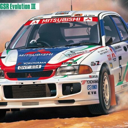 Hasegawa MITSUBISHI LANCER GSR EVO III RALLY MALAYSIA 1996 KIT 1:24