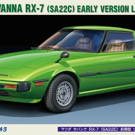Hasegawa MAZDA SAVANNA RX-7 (SA22C) EARLY VERSION KIT 1:24