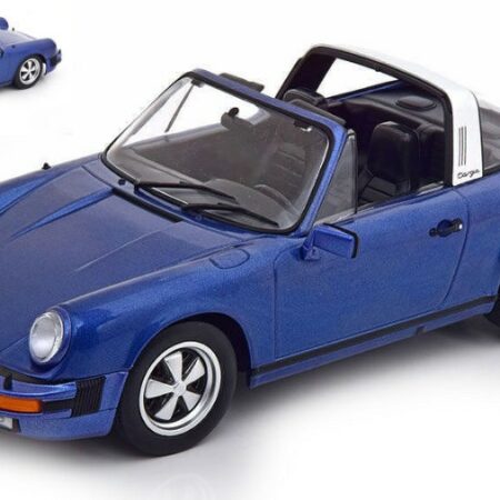 KK Scale PORSCHE 911 CARRERA 3.0 TARGA 1977 METALLIC BLUE 1:18