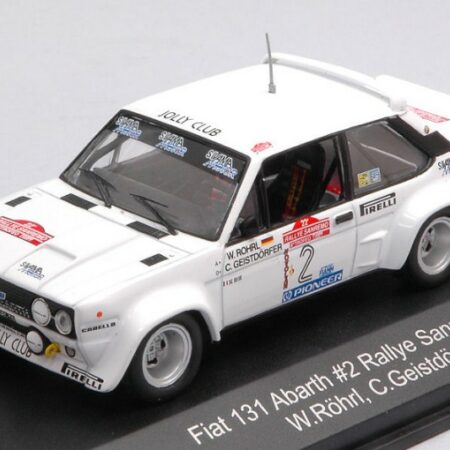 CMR Classic Model Replicars FIAT 131 ABARTH N.2 RALLY SAN REMO 1980 W.ROHRL-C.GEISTDORFER 1:43