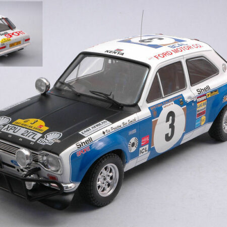 Ixo Model FORD ESCORT MKI RS 1600 N.3 SAFARI RALLY 1973 PRESTON/SMITH 1:18