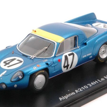 Spark Model ALPINE A210 N.47 LM 1967 J-C.ANDRUET-R.BOUHARDE 1:43