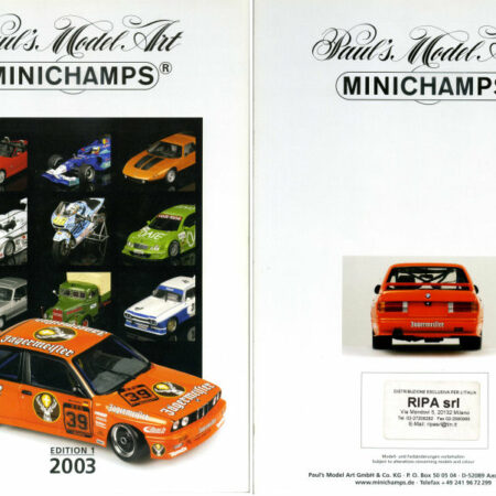 Minichamps CATALOGO MINICHAMPS 2003 EDITION 1 PAG.187