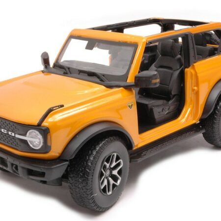 Maisto FORD BRONCO 2021 NO DOOR YELLOW 1:18