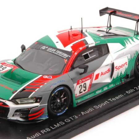 Spark Model AUDI R8 GT3 N.29 6th 24 H NURBURGRING 2020 DRUDI-MIES-RAST-VAN DER LINDE