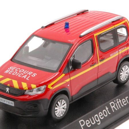 Norev PEUGEOT RIFTER 2019 POMPIERS SECOURS MEDICAL 1:43