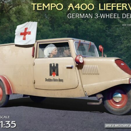 Miniart TEMPO A400 LIEFERWAGEN GERMAN 3-WHEEL DELIVERY VAN KIT 1:35