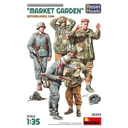 Miniart MARKET GARDEN (NETHERLANDS 1944) RESIN HEADS KIT 1:35