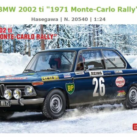 Hasegawa BMW 2002 Ti 1971 MONTE CARLO RALLY KIT 1:24