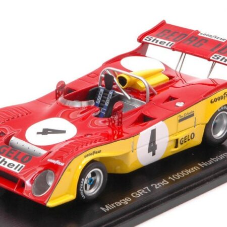 Spark Model MIRAGE GR7 N.4 2nd 1000 KM NURBURGRING 1975 H.GANLEY-T.SCHENKEN 1:43