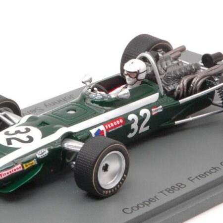 Spark Model COOPER T86B JOHNNY SERVOZ-GAVIN 1968 N.32 FRENCH GP 1:43