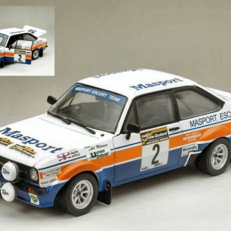 SunStar FORD ESCORT MKII RS1800 N.2 2nd RALLY NEW ZELAND 1977 VATANEN-SCOTT 1:18