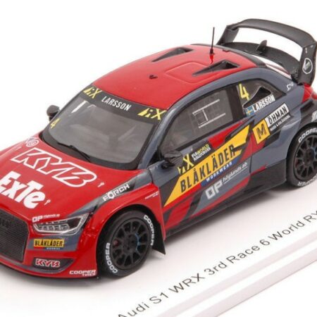 Spark Model AUDI S1 WRX N.4 3rd RACE 6 LATVIA 2020 ROBIN LARSSON 1:43