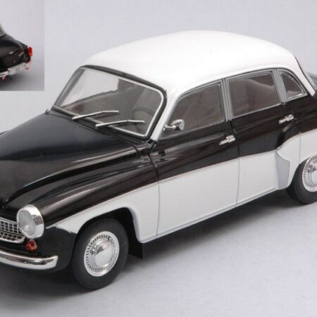 Whitebox WARTBURG 312 BLACK/WHITE 1:24