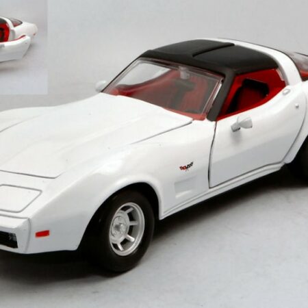 MotorMax CHEVROLET CORVETTE 1979 WHITE 1:24