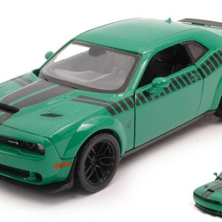 MotorMax DODGE CHALLANGER SRT HELLCAT 2018 GREEN 1:24