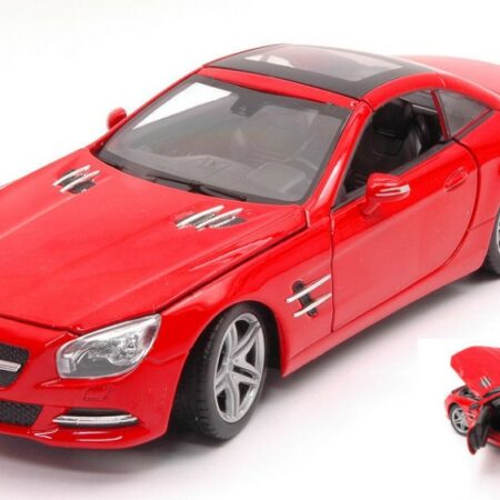 Welly MERCEDES SL500 2012 HARD TOP RED 1:24