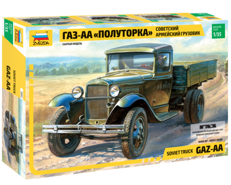 Zvezda GAZ AA SOVIET LIGHTTRUCK WWII KIT 1:35