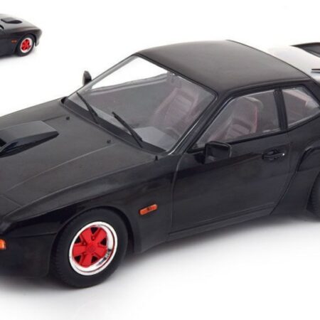 ModelCarGroup PORSCHE 924 CARRERA GT BLACK WITH RED WHEEL RIMS 1:18