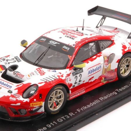 Spark Model PORSCHE 911 GT3 R N.22 8th 24 H SPA 2020 BERGMEISTER-MAKOWIECKI-OLSEN