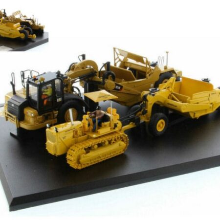 Diecast Master CAT 621K & No.70 SCAPERS W/D7 TRACK TYPE TRACTOR 1:50