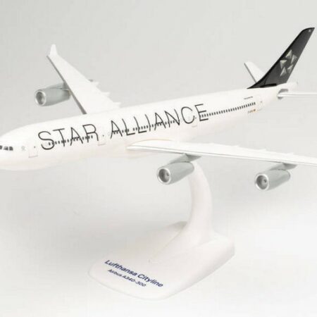 Herpa AIRBUS A340-300 CITY LINE & STAR ALLIANCE 1:200