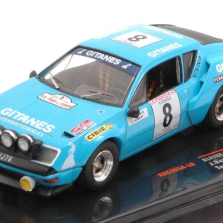 Ixo Model ALPINE A310 N.8 TOUR DE CORSE 1976
RAGNOTTI/JAUBERT 1:43