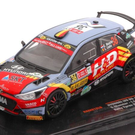 Ixo Model HYUNDAI i20 N RALLY 2 N.36 RALLY YPRES 2021MUNSTER/LOUKA 1:43