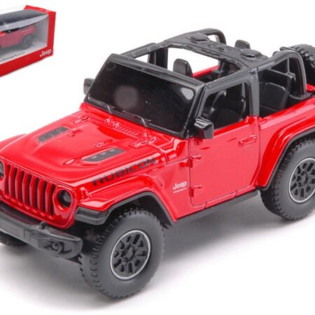 Rastar JEEP WRANGLER RUBICON OPEN RED 1:43