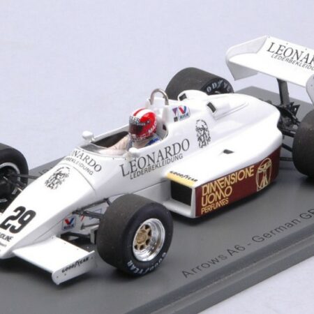 Spark Model ARROWS A6 MARC SURER 1983 N.29 GERMAN GP 1:43