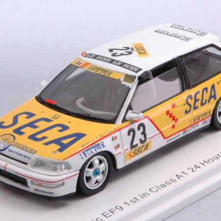 Spark Model HONDA CIVIC EF9 1st CLASS A1 24 H SPA 1990 R.KOENTGES-P.FERMINE 1:43