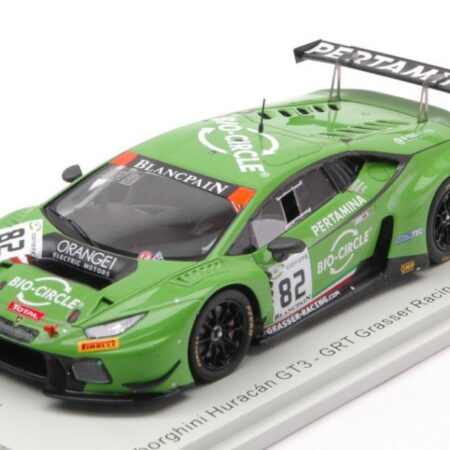 Spark Model LAMBORGHINI HURACAN GT3 N.82 24 H SPA 2018 INEICHEN-KEEN-PERERA 1:43